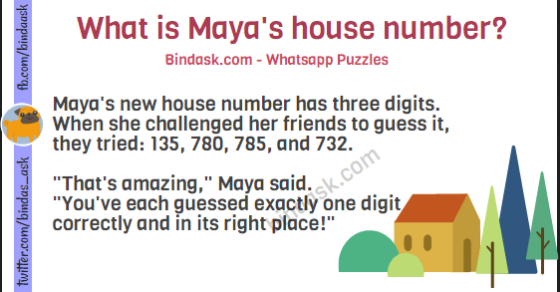 What is Maya’s house number?