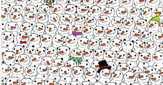 Can you find the panda between these penguins
