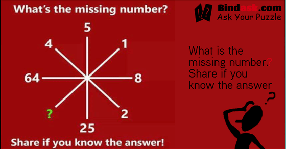 What is the missing number. Share if you know the answer