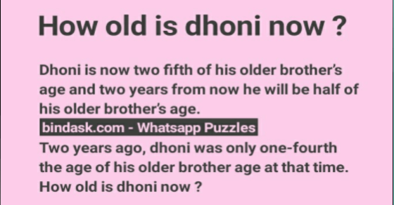 How old is dhoni now ?