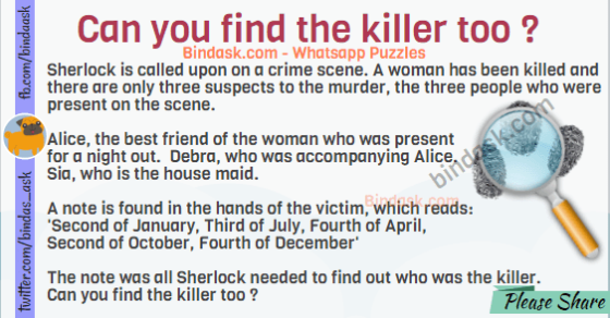 Can you find the killer too?