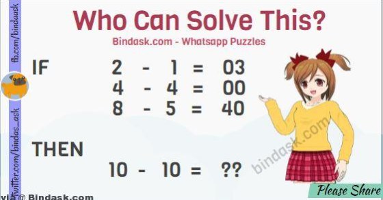 Who Can Solve This?