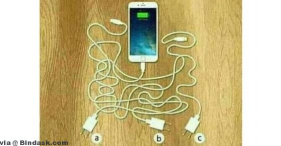 Can you find correct iPhone charger?